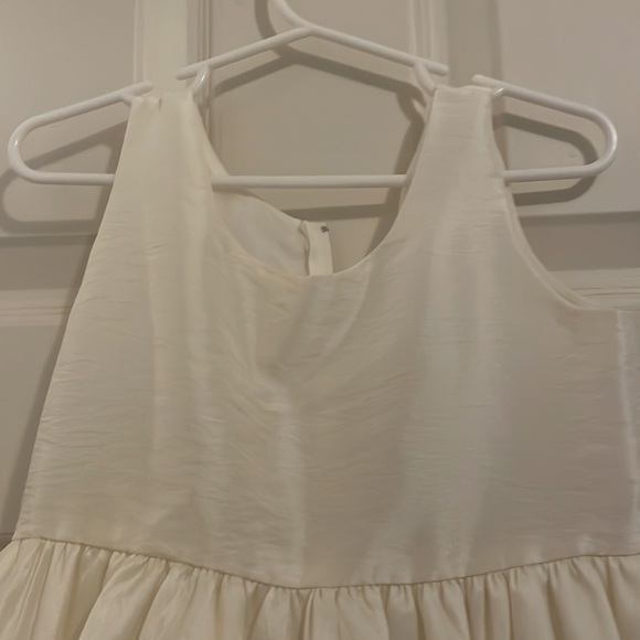 Cream White Flower Girl Dress - Elegant like NEW! worn once- Size 4-5 - Picture 11 of 12